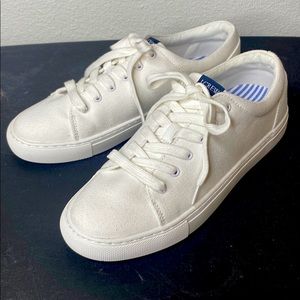 {J.Crew Factory} Road trip canvas lace-up sneakers